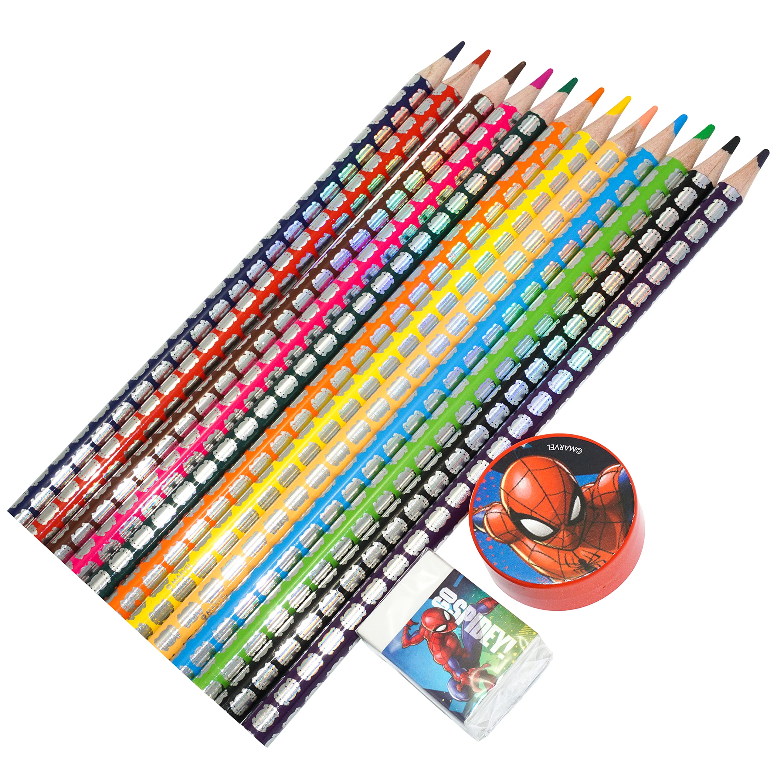 14Pcs Colouring Pencil Set - Assorted