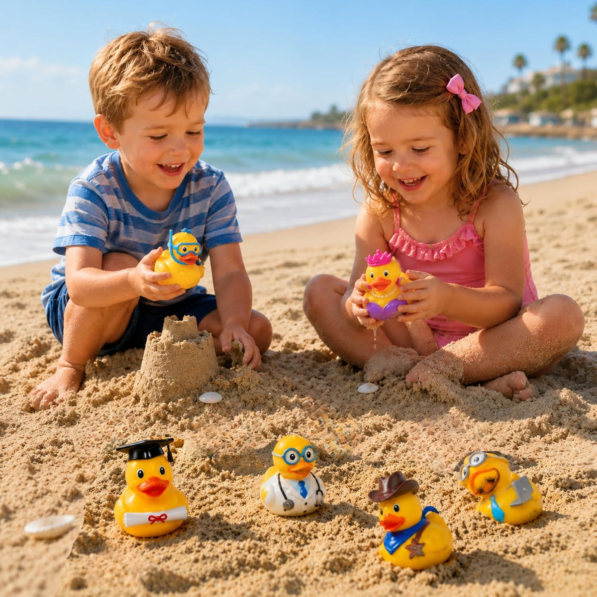 8cm Random Cartoon Rubber Duck – view 7