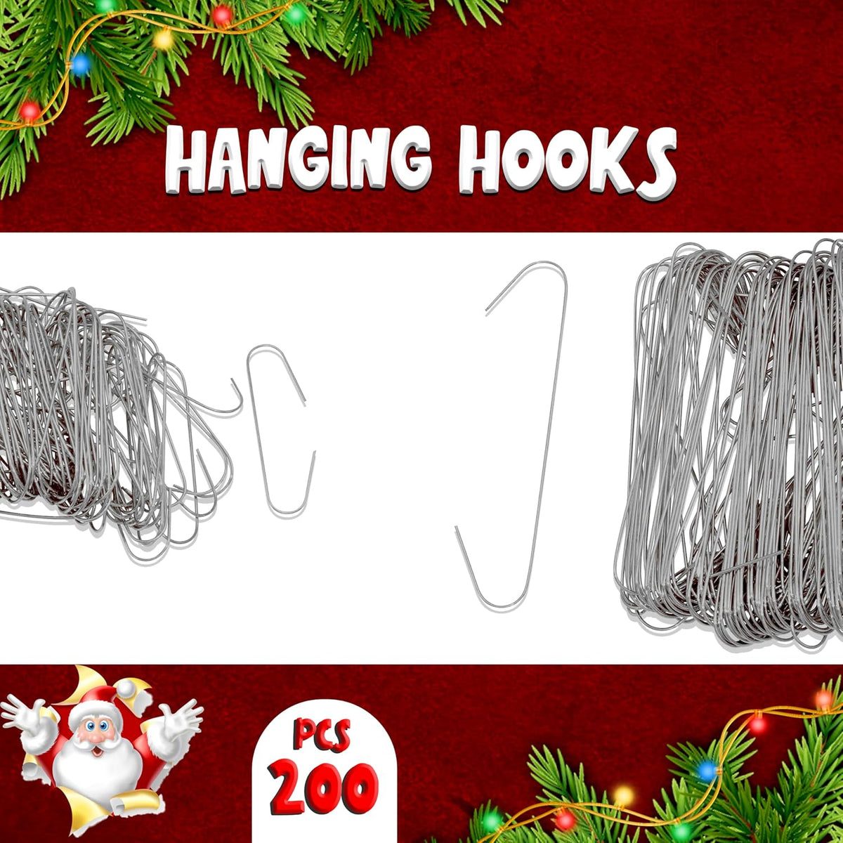200x Hooks for Christmas - Multiple Designs