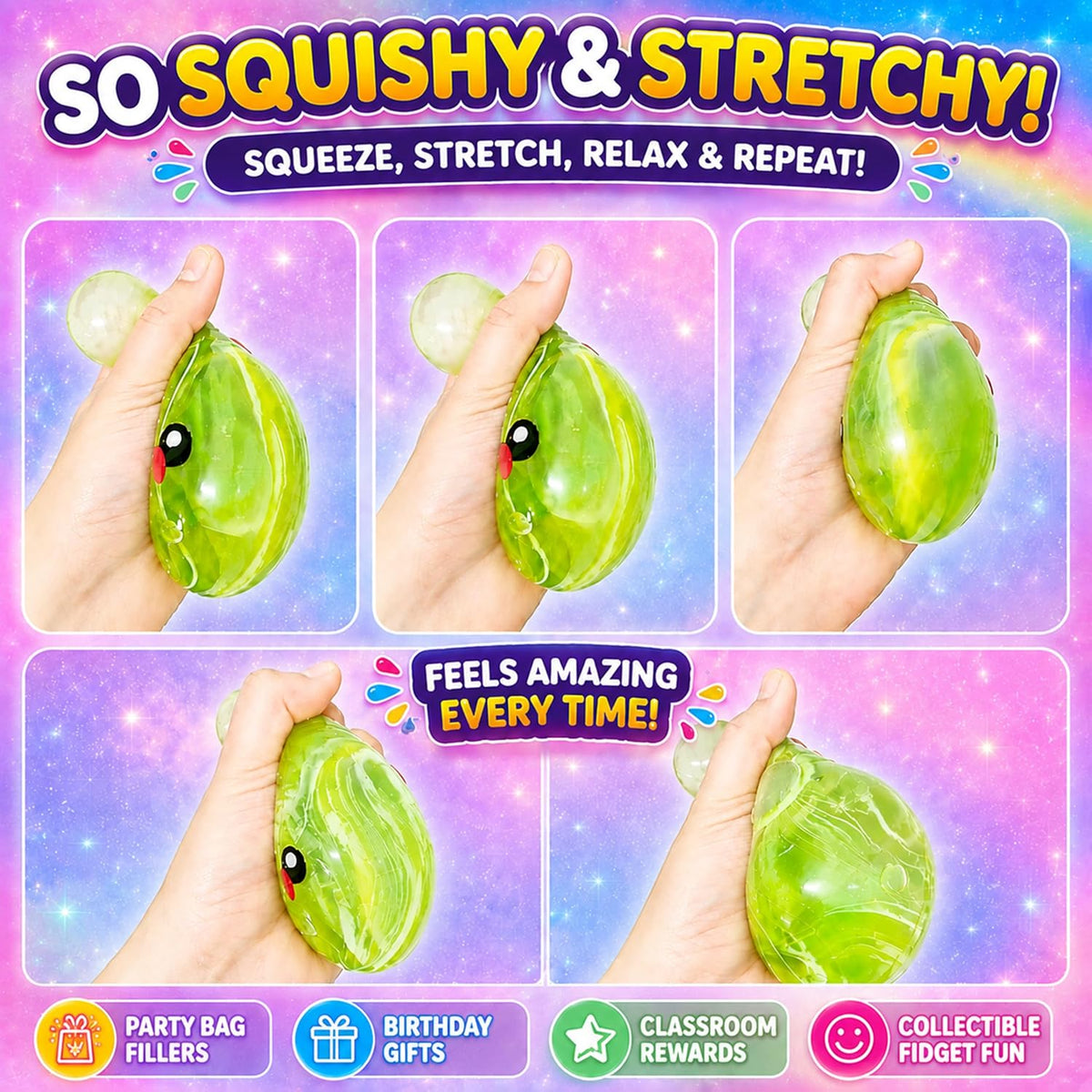 Marble Dumpling Squishy Toy 8.5cm – view 4