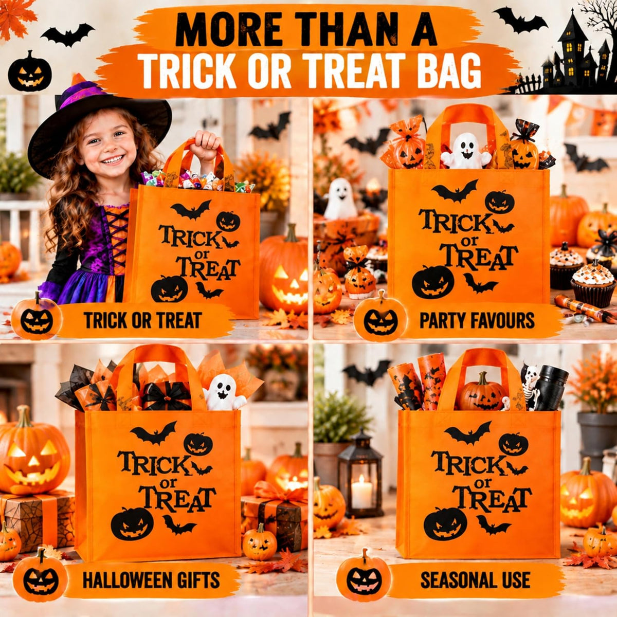 Halloween Treat Bag 34cm x 28cm
