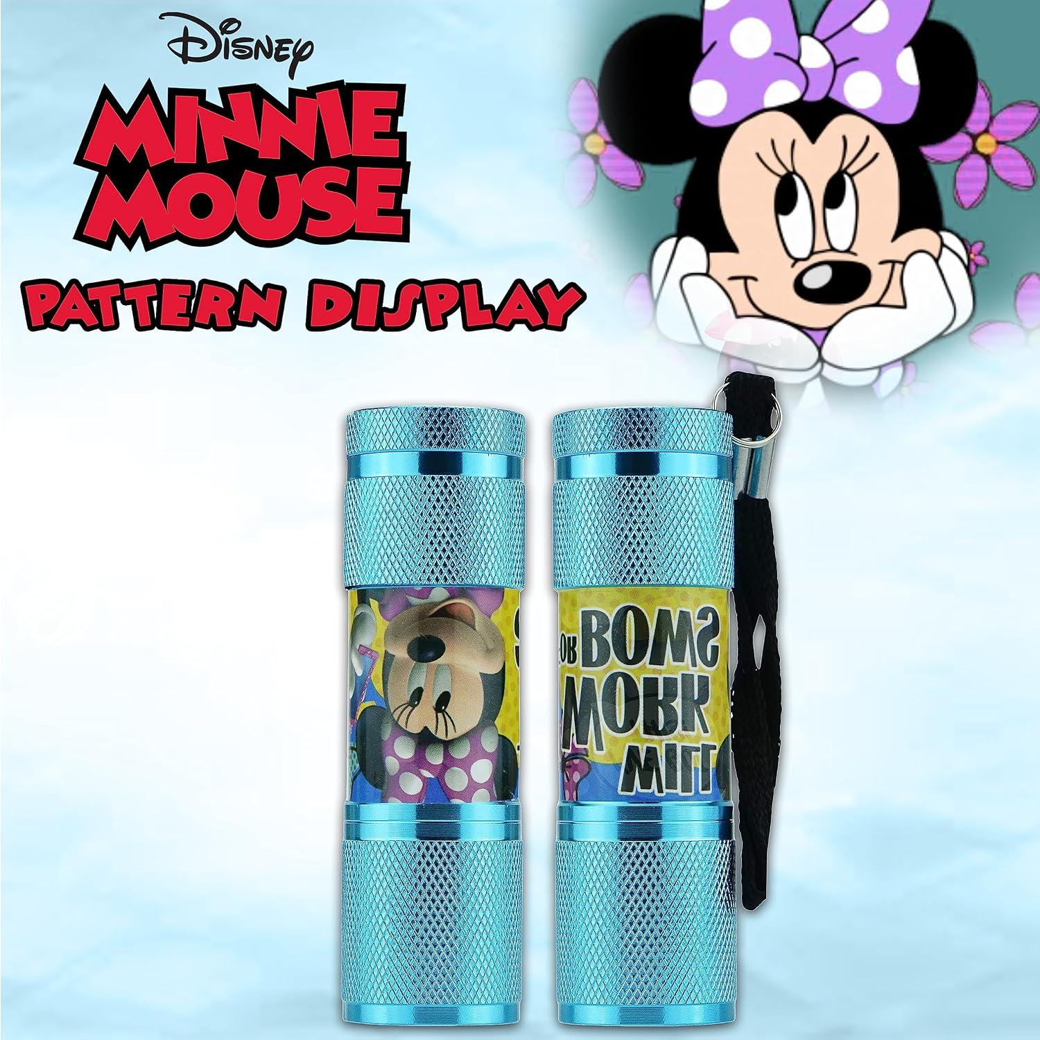 Minnie Mouse 9 LEDs Aluminium Torch for Kids - Assorted