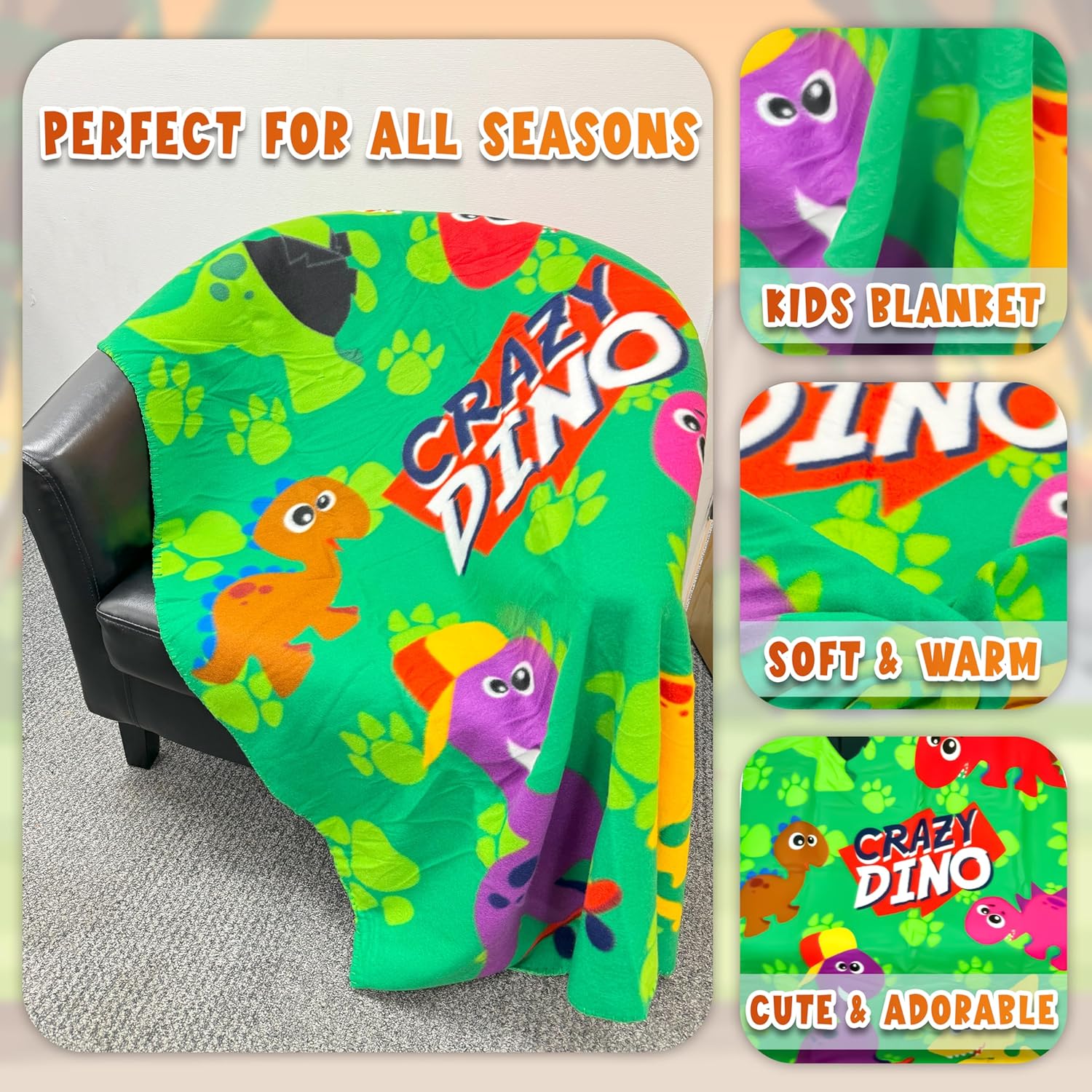 Fleece Throw Blanket 150x100cm