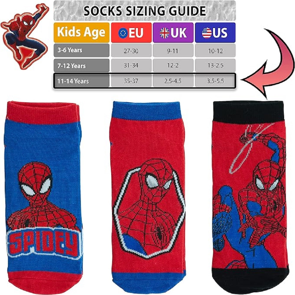 Spider-Man Socks 3 Pairs