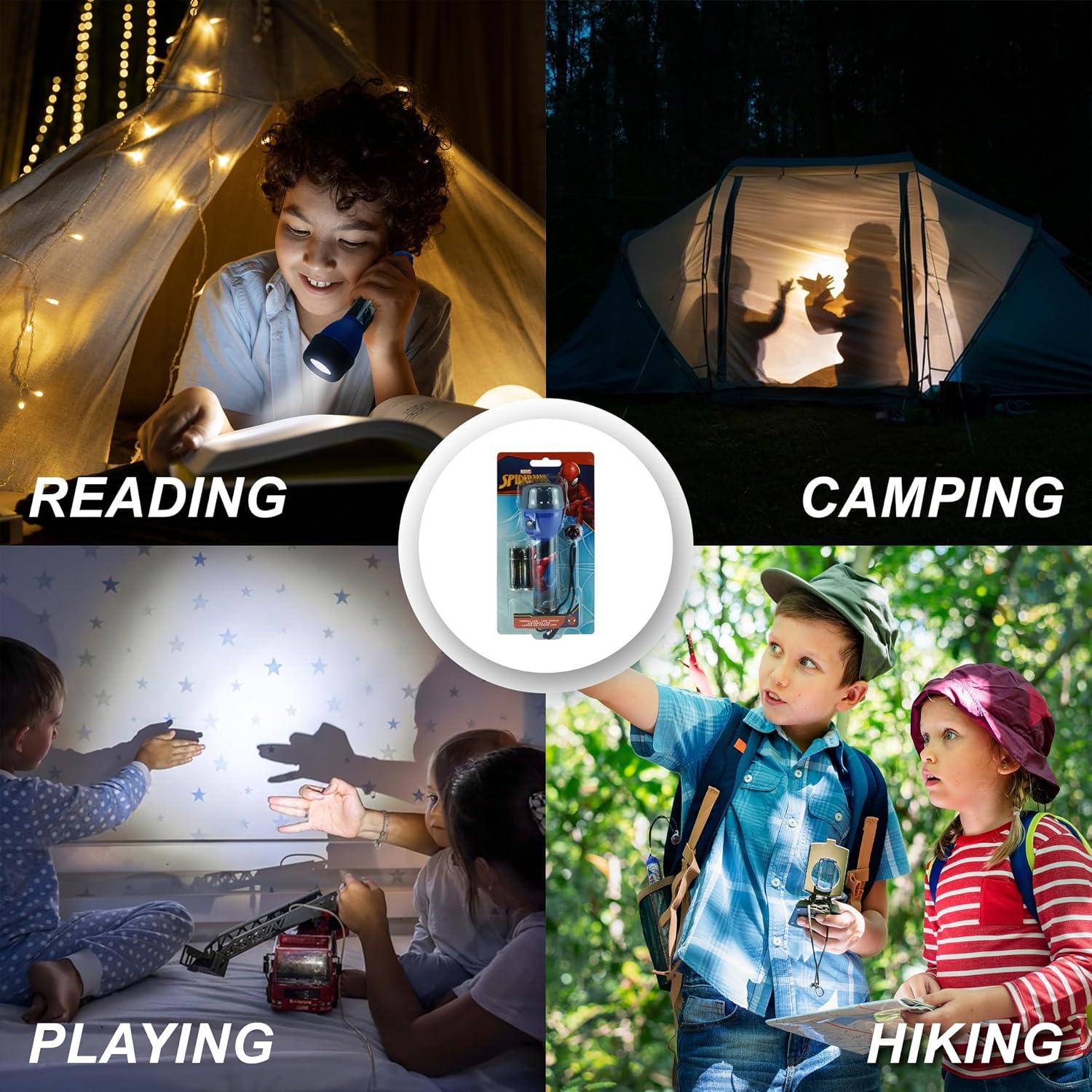 Kids LED Big Torch – Flashlight with Lanyard - Assorted