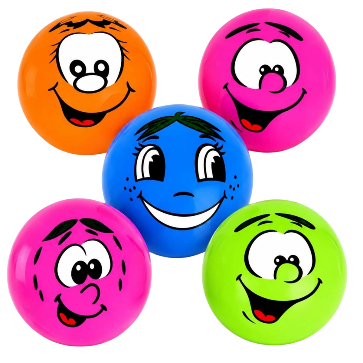 Fruity Scented Bouncy Ball 25cm - Smiley Face