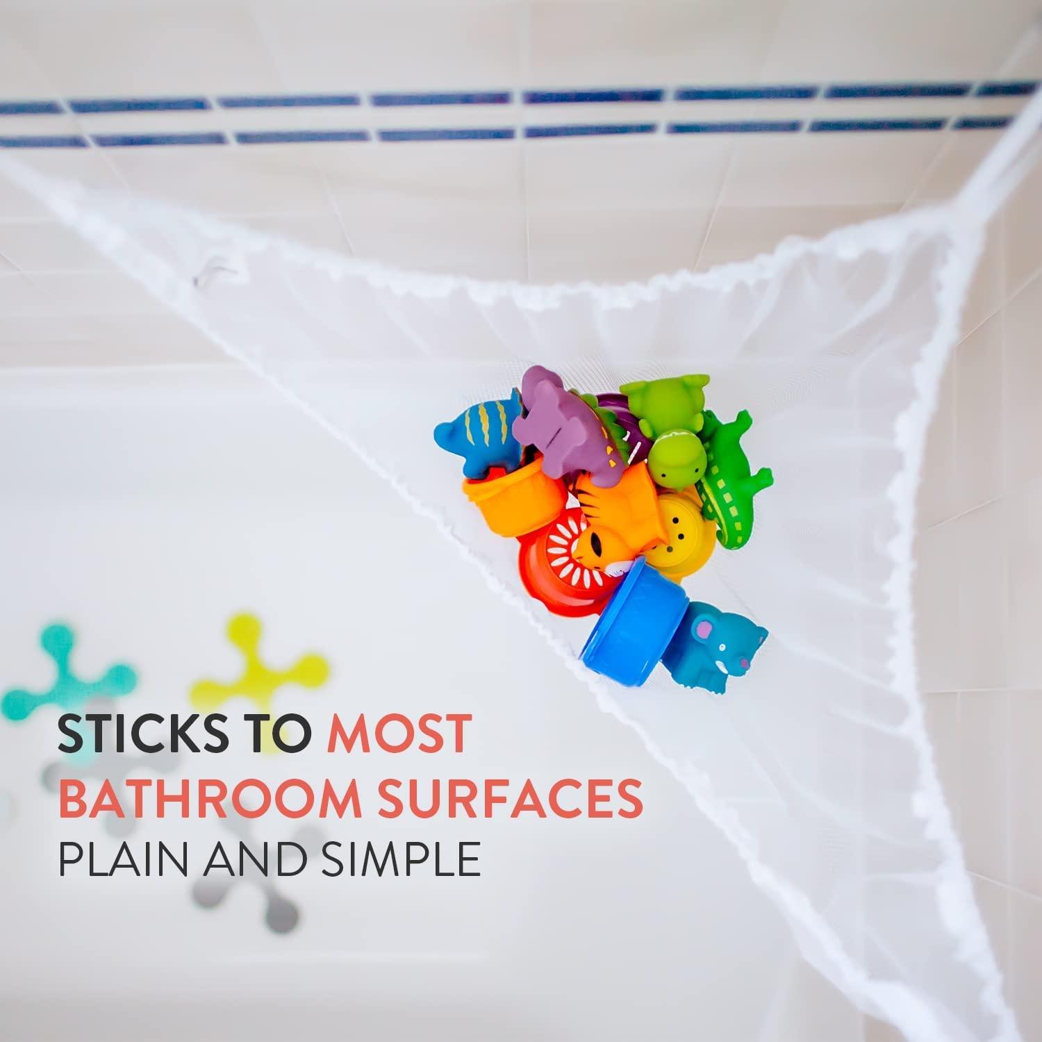Bath Toy Storage Hammock Organiser 1.2m White