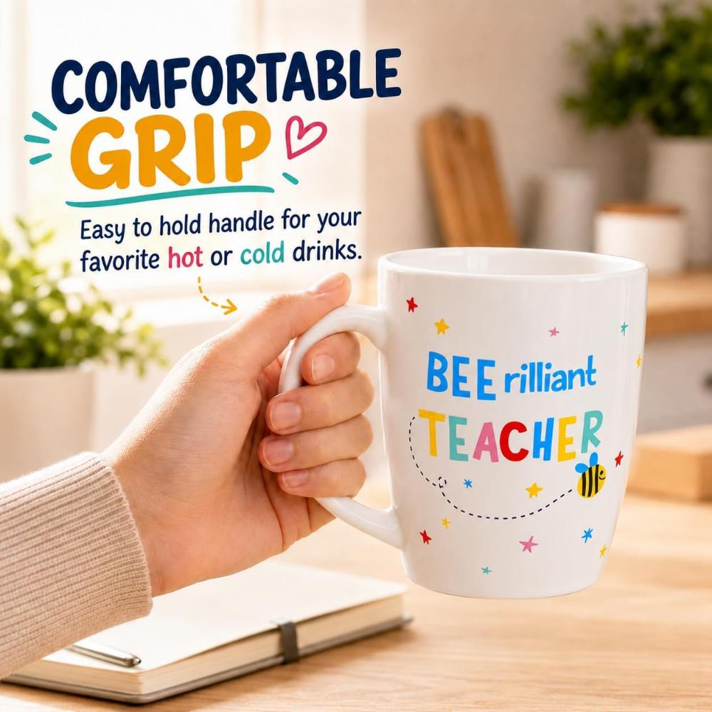 Teacher Ceramic Mug 400ml & Pen Gift Set