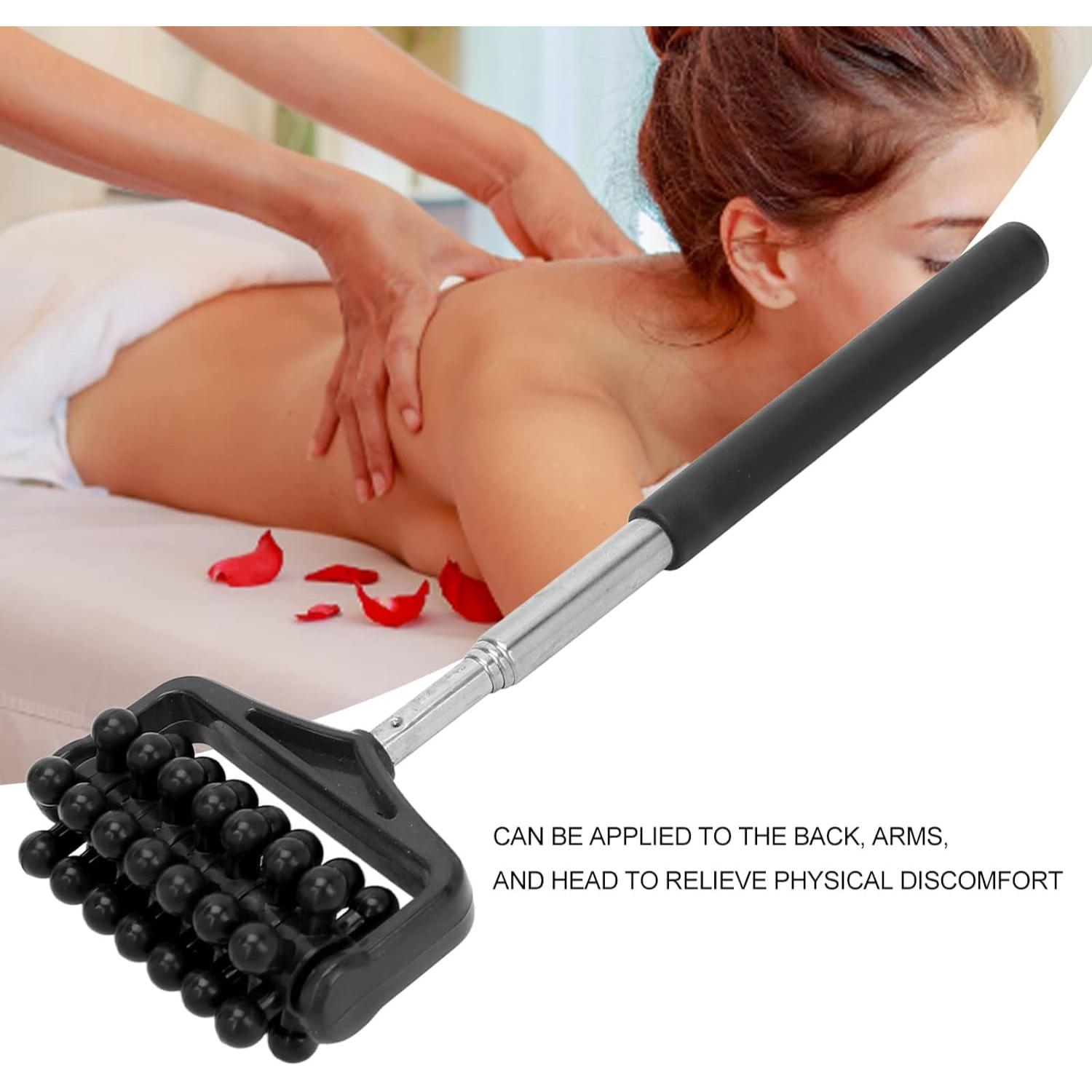 Telescopic Back Massager Stick Muscle Roller & Scratcher
