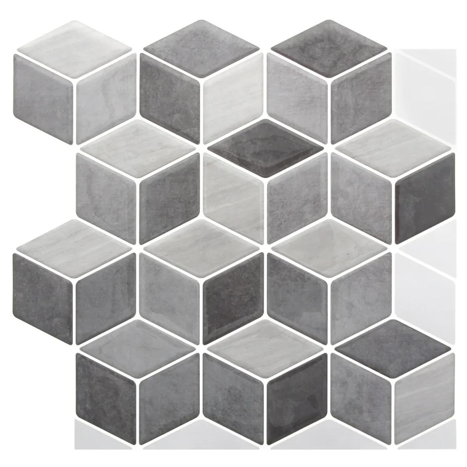 Self-Adhesive Mosaic Wall Tiles Waterproof Peel & Stick Panels