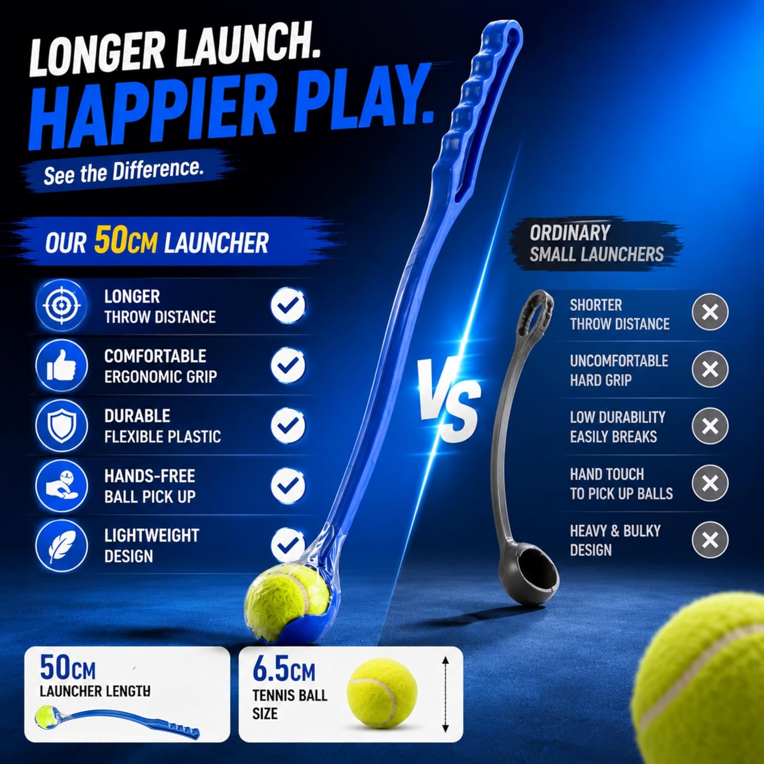 50cm Dog Ball Launcher Thrower Ball