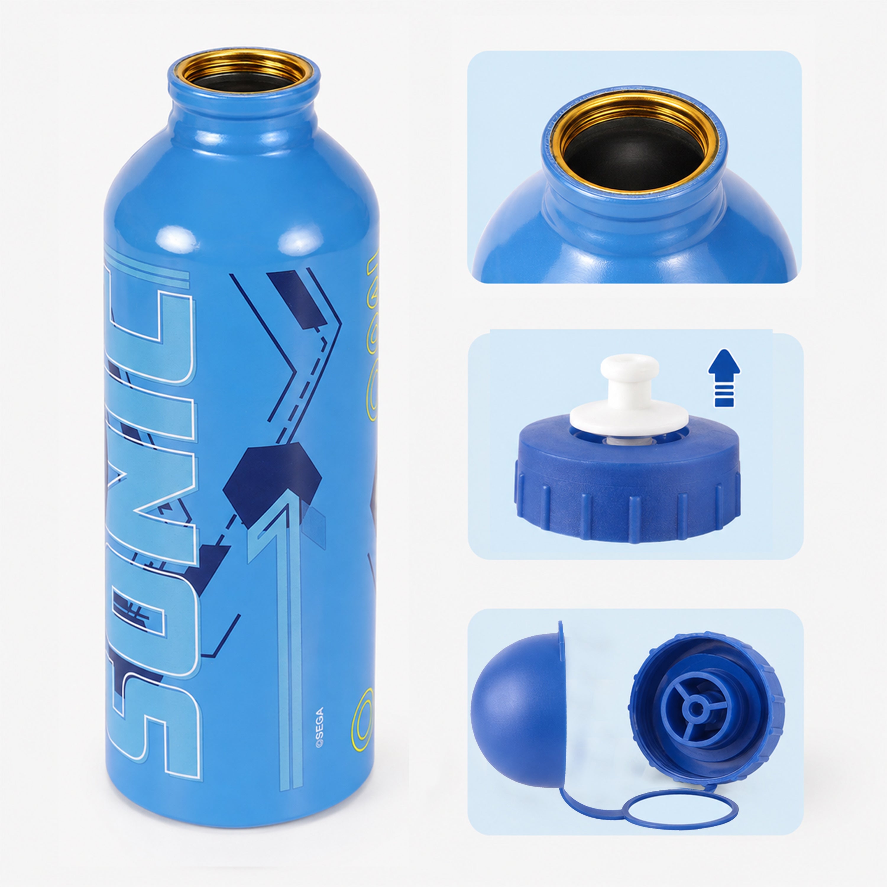 Sonic Aluminium Water Bottle 500ml
