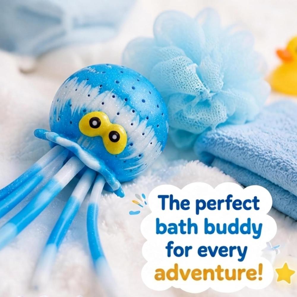 16cm Water Splash Octopus Water Absorption Bath Toy