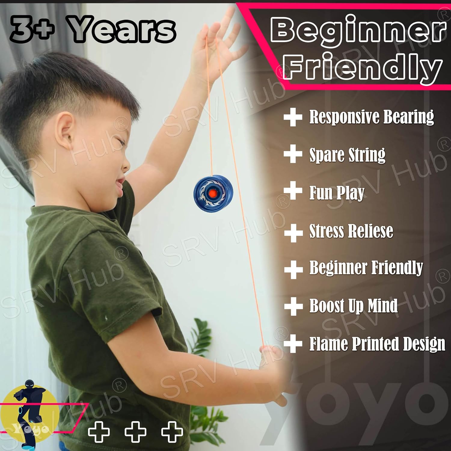5cm Metal Responsive YoYos for Beginners – Assorted