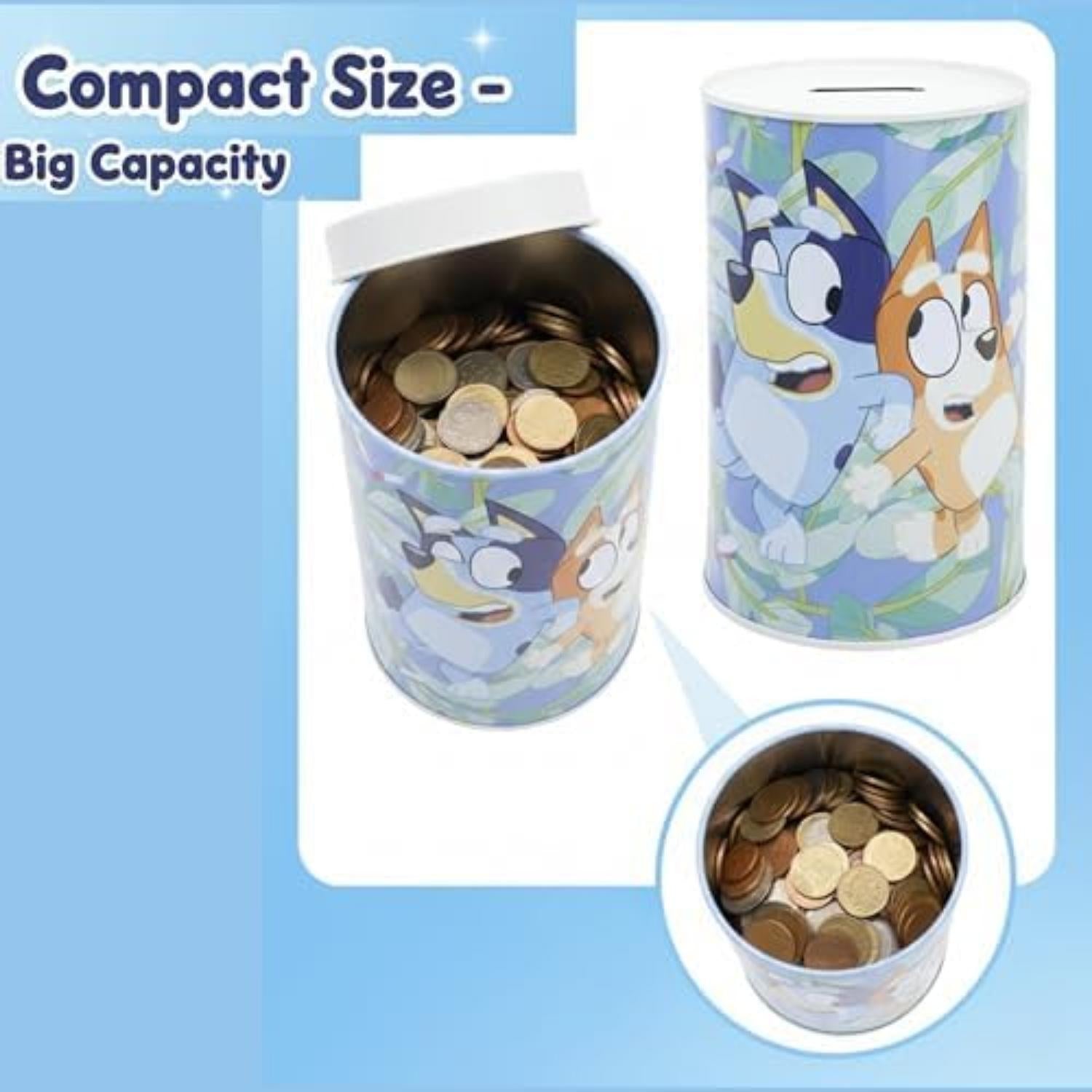 Assorted Character Metallic Money Box for Kids – Coin Savings Bank