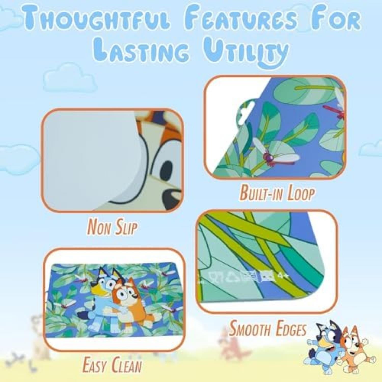 Character Kids Placemat 28.5 x 41.5cm – Durable Easy-Clean Table Mat for Mealtimes, Crafts & Activities