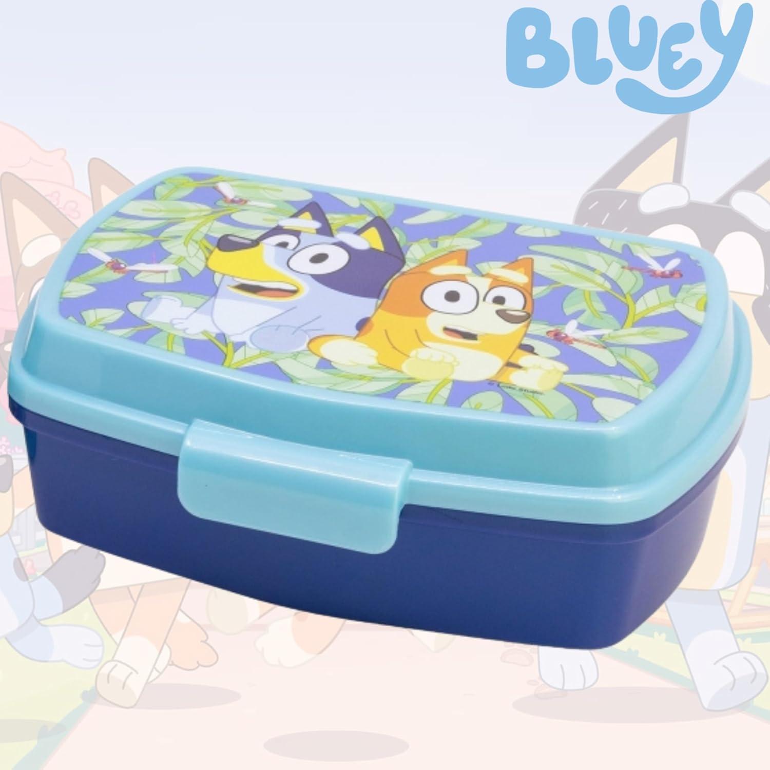Kids Plastic Lunchbox with Aluminium Water Bottle Set - Assorted