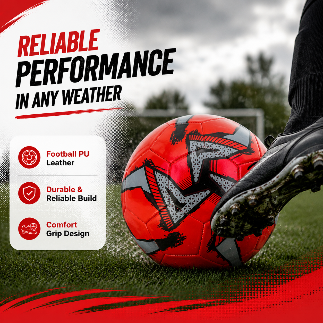32-Panel Inflatable Football Size 5