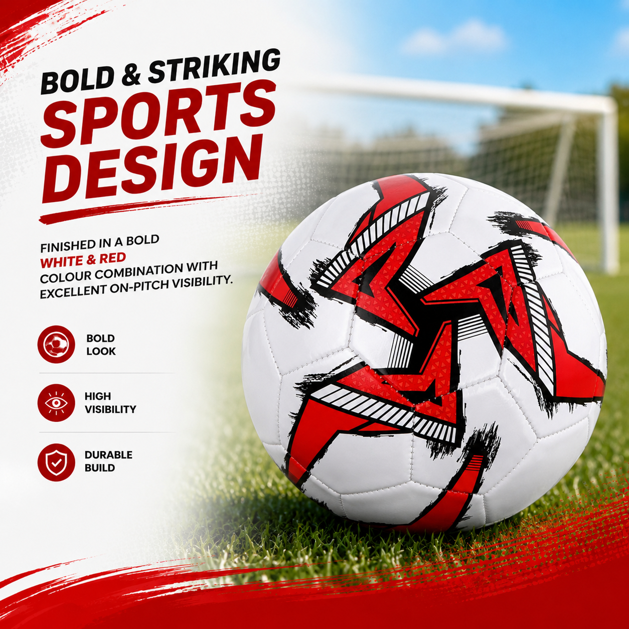 32-Panel Inflatable Football Size 5