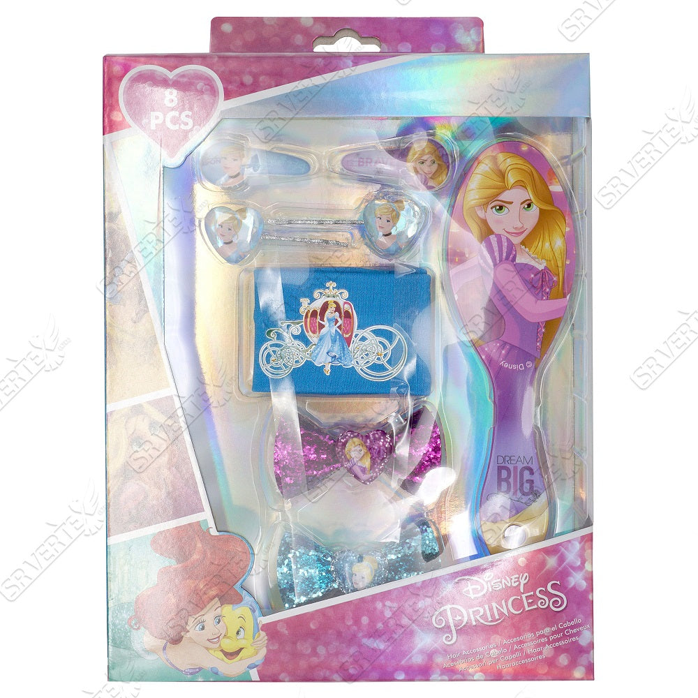 Disney Princess Hair Accessories 8 Pack