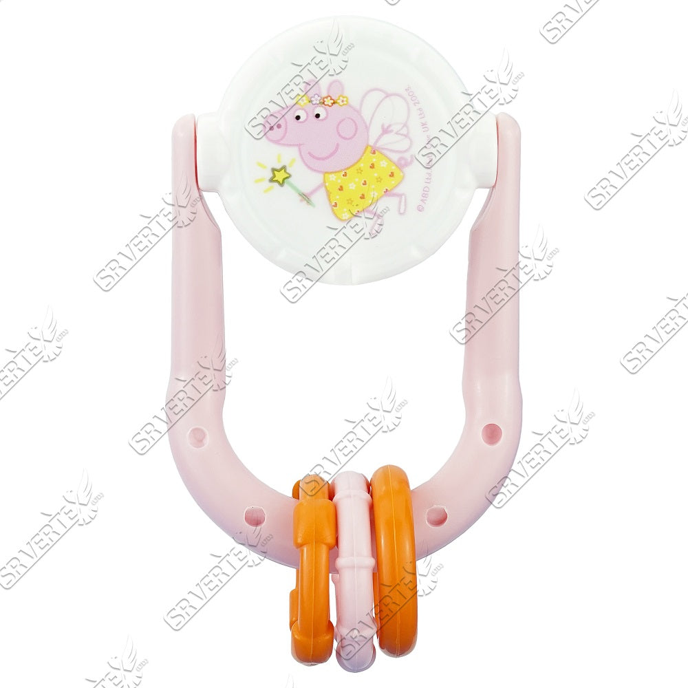 Peppa Pig Baby Rattle Teethers - Pink