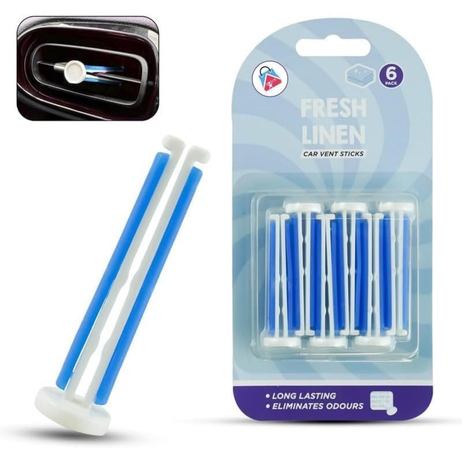 6PK Car Vent Air Freshener Sticks – 6cm