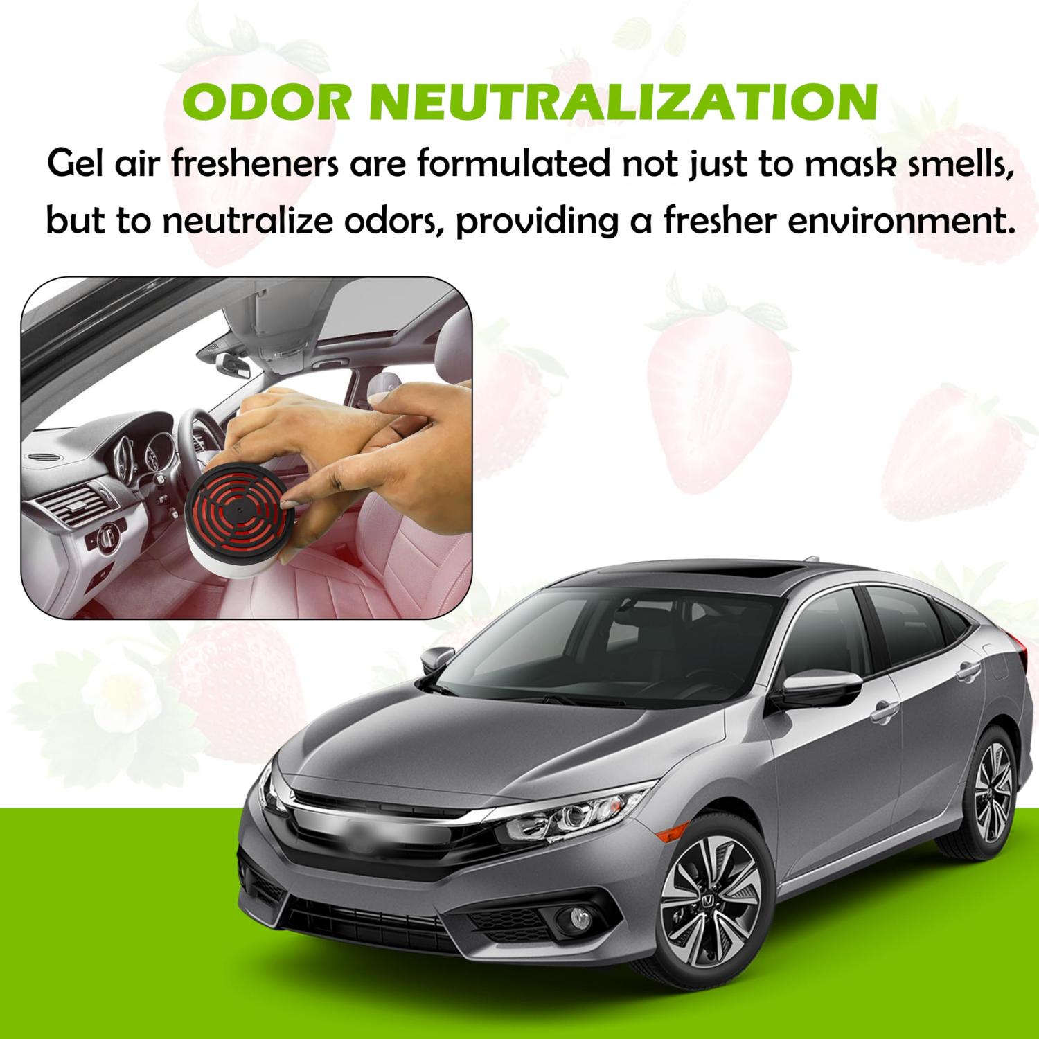 Gel Car Air Fresheners - 17g