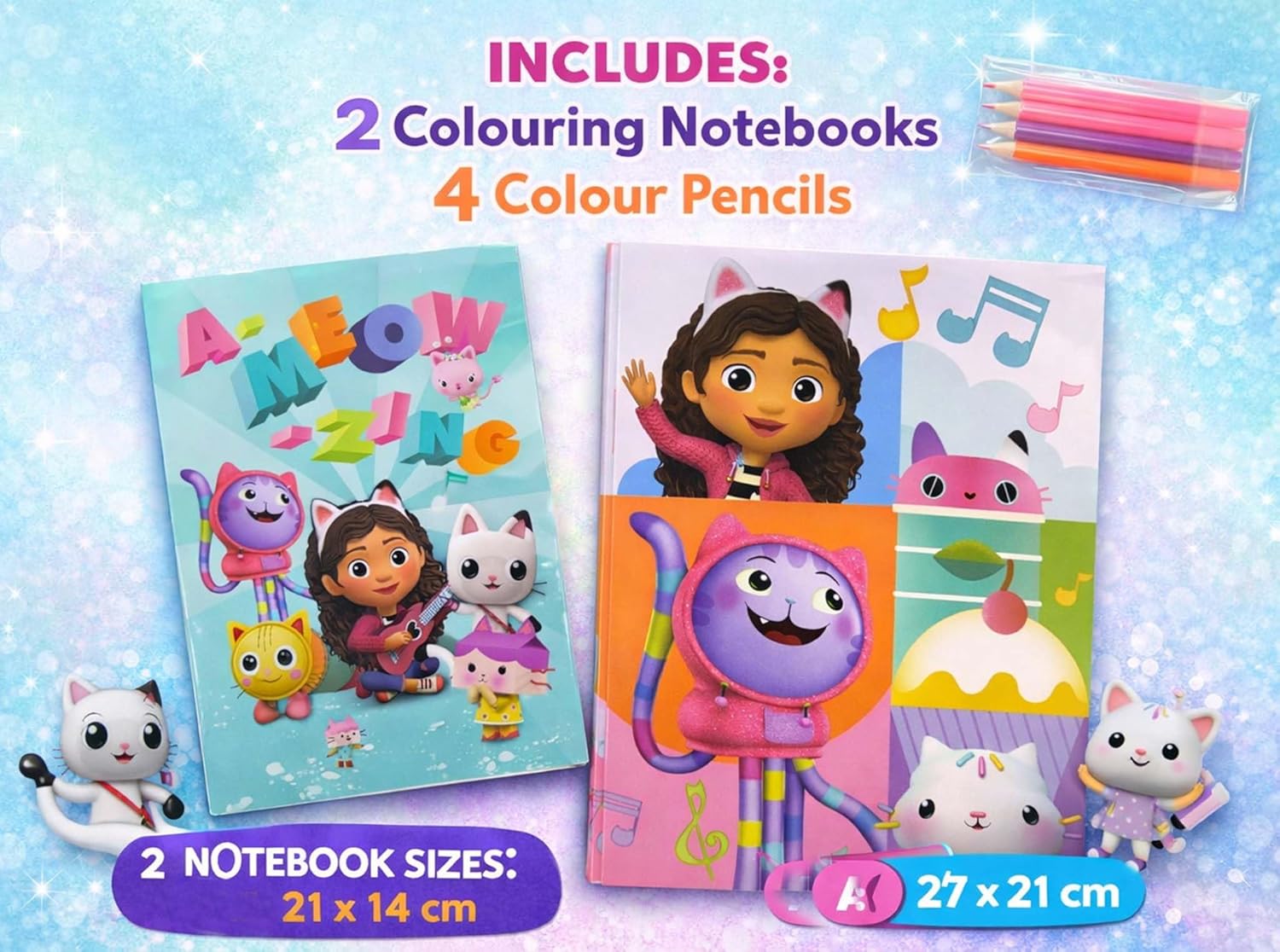 Kids Colouring Activity Set with Pencils - Assorted