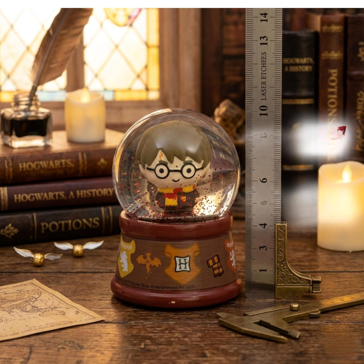 Harry Potter Kids Licensed Glass Snow Globe in Gift Box 9.5cm – view 2