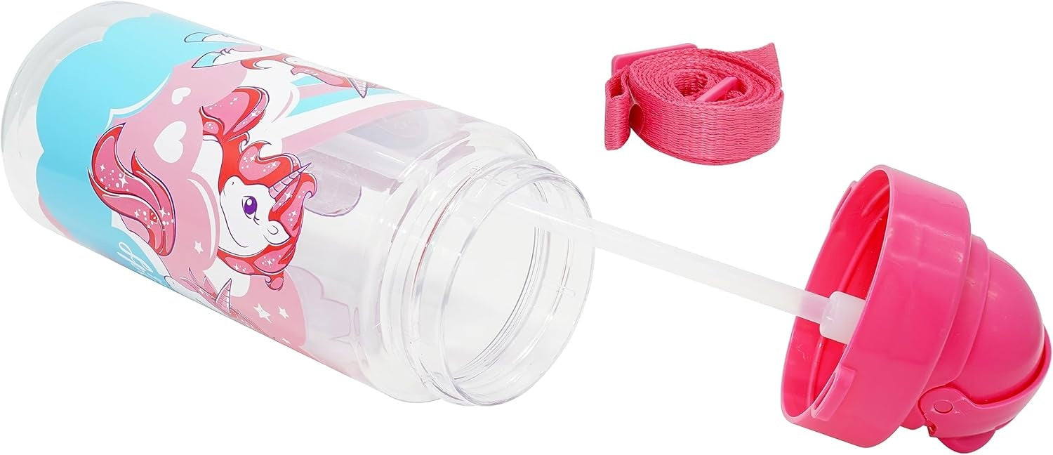 500ml Tritan Water Bottle with Strap for Children