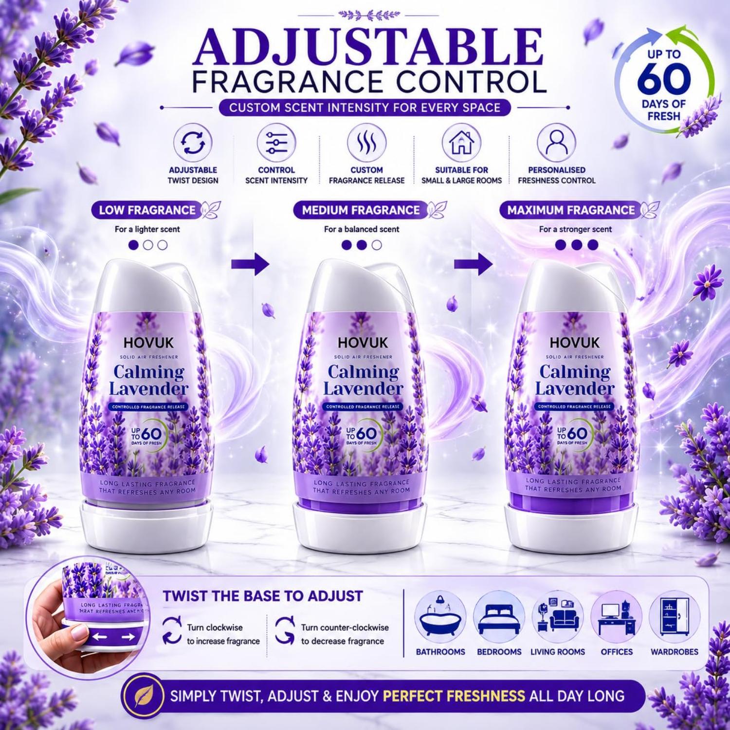 221g Gel Solid Air Fresheners