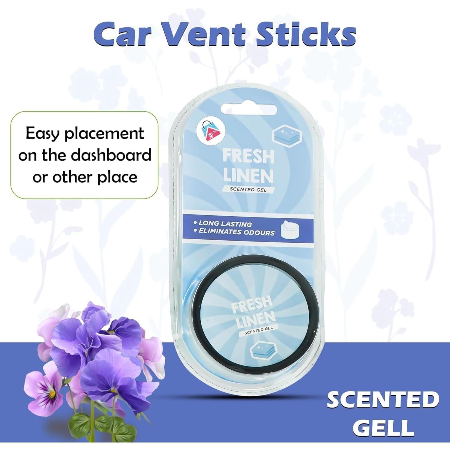 Gel Car Air Fresheners - 17g
