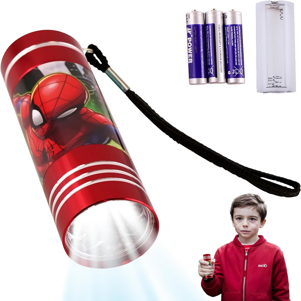 Spiderman Aluminum LED Torch