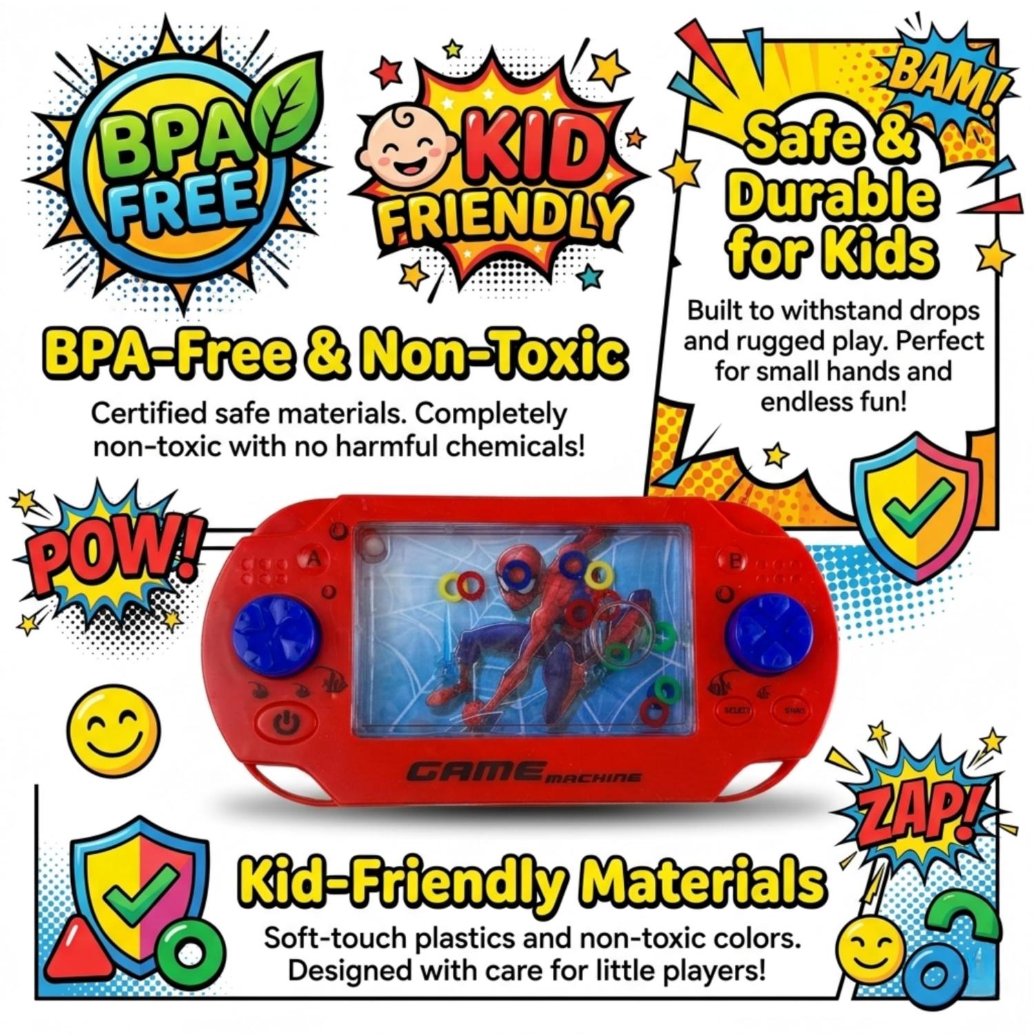 Licensed Water Ring Game Toys - Assorted