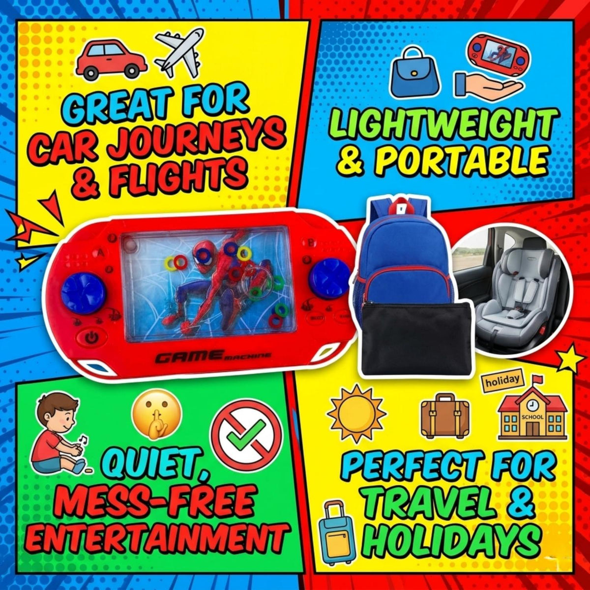 Spider-Man Kids Licensed Water Ring Game Toys – view 4