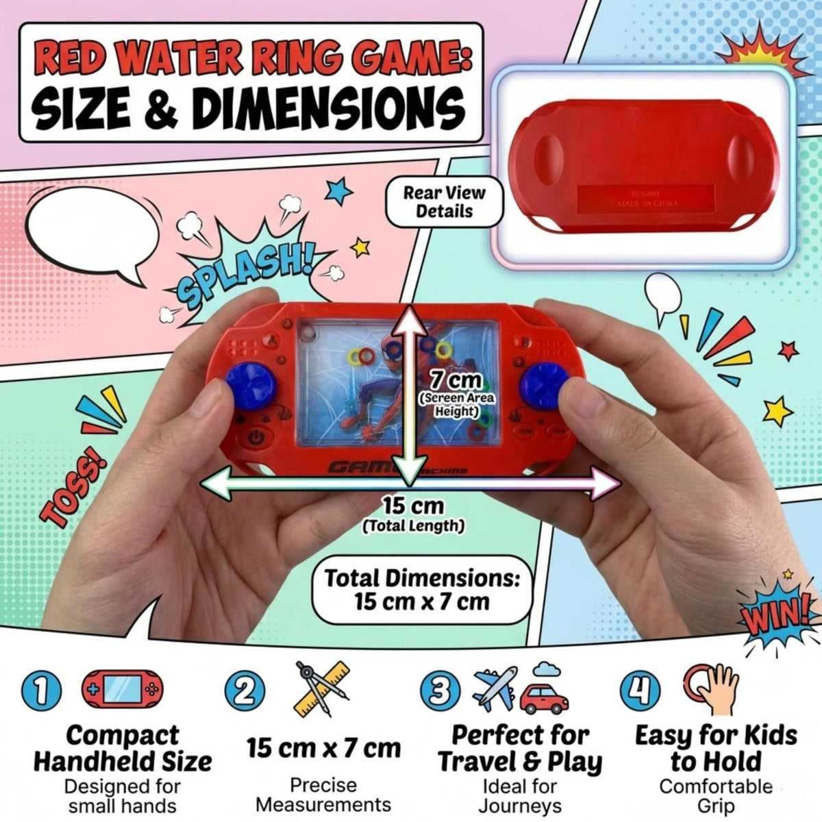Spider-Man Kids Licensed Water Ring Game Toys – view 2