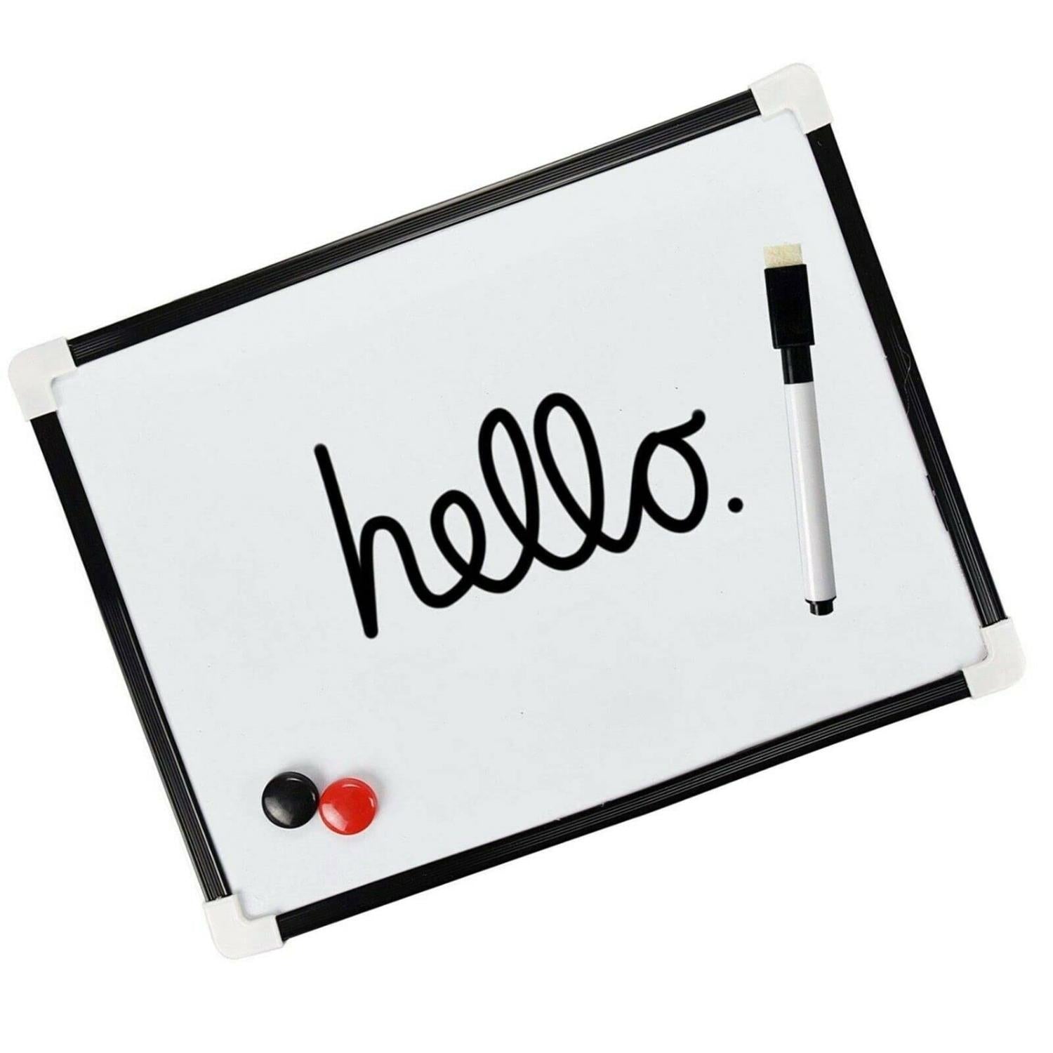 Mini Magnetic Whiteboard Set A4 4pcs