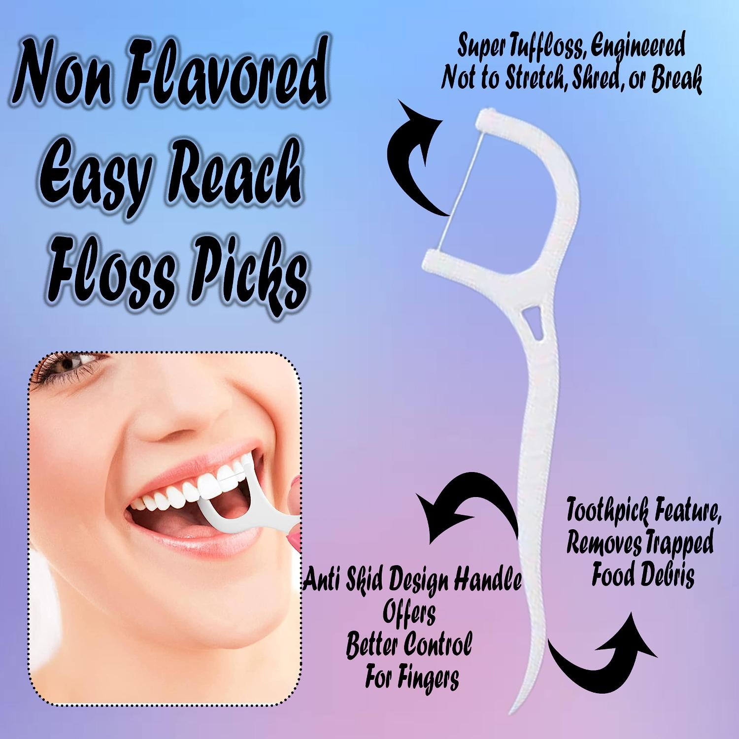 Dental Floss Picks 75pcs Oral Care