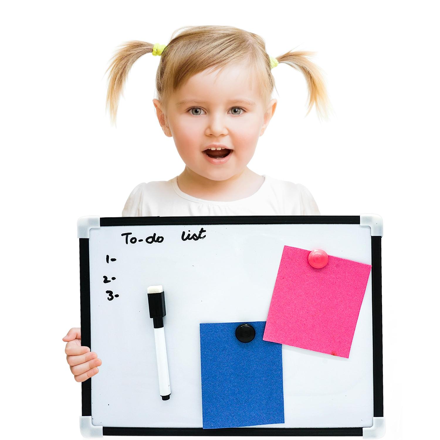 Mini Magnetic Whiteboard Set A4 4pcs