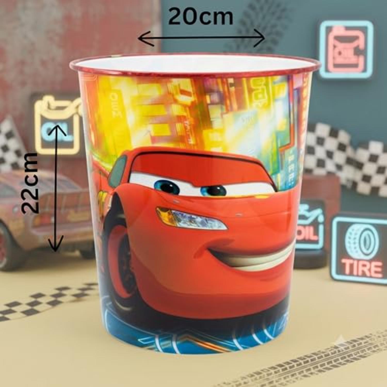 Kids 7L Plastic Dustbin Round Open Top Waste Paper Bin 22cm