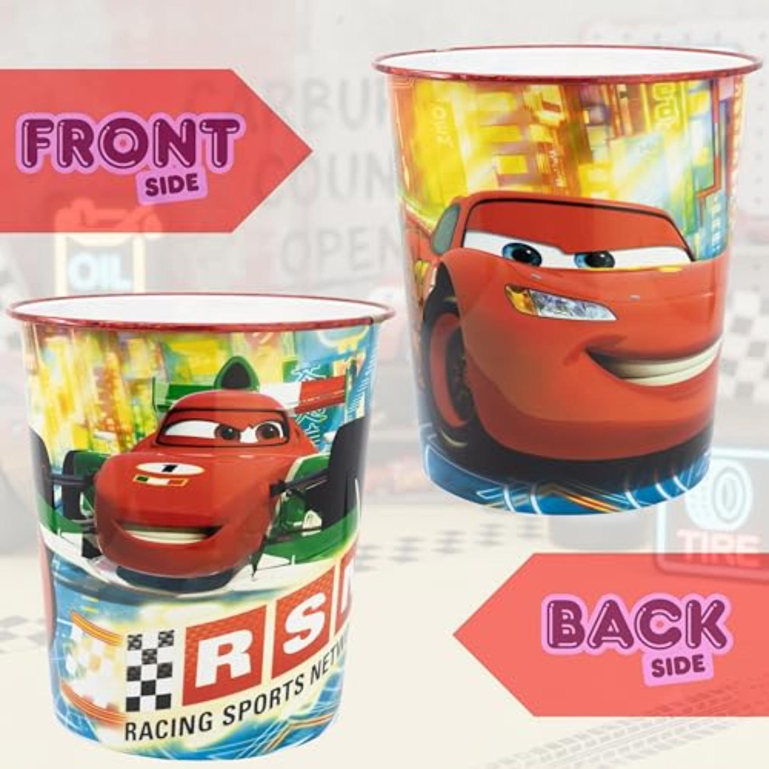 Kids 7L Plastic Dustbin Round Open Top Waste Paper Bin 22cm