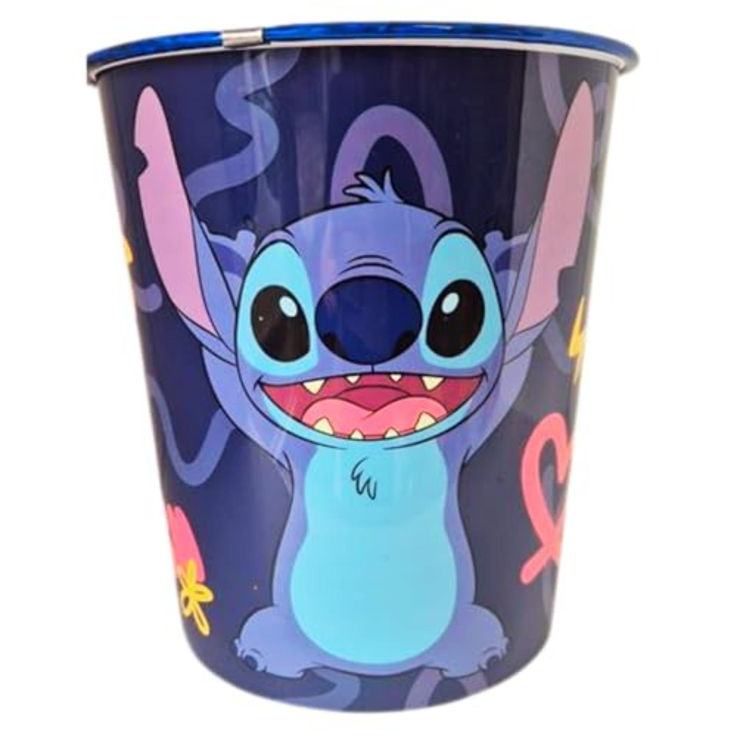 Kids 7L Plastic Dustbin Round Open Top Waste Paper Bin 22cm