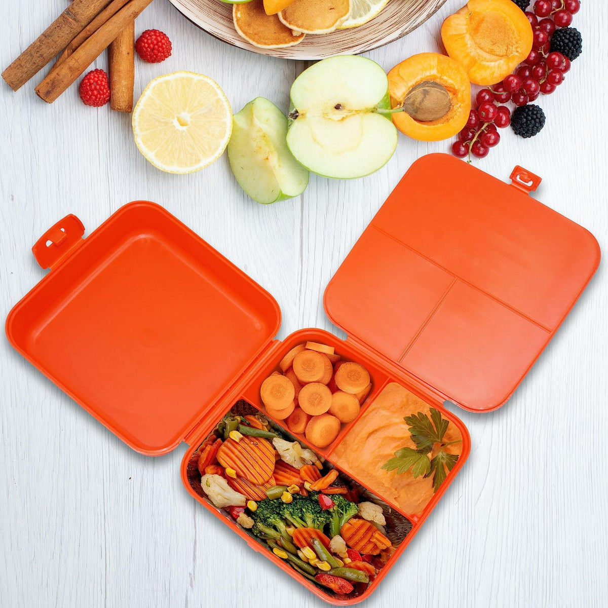 Square Lunch Box 3 Compartments - Mickey Mouse 13cm – view 3