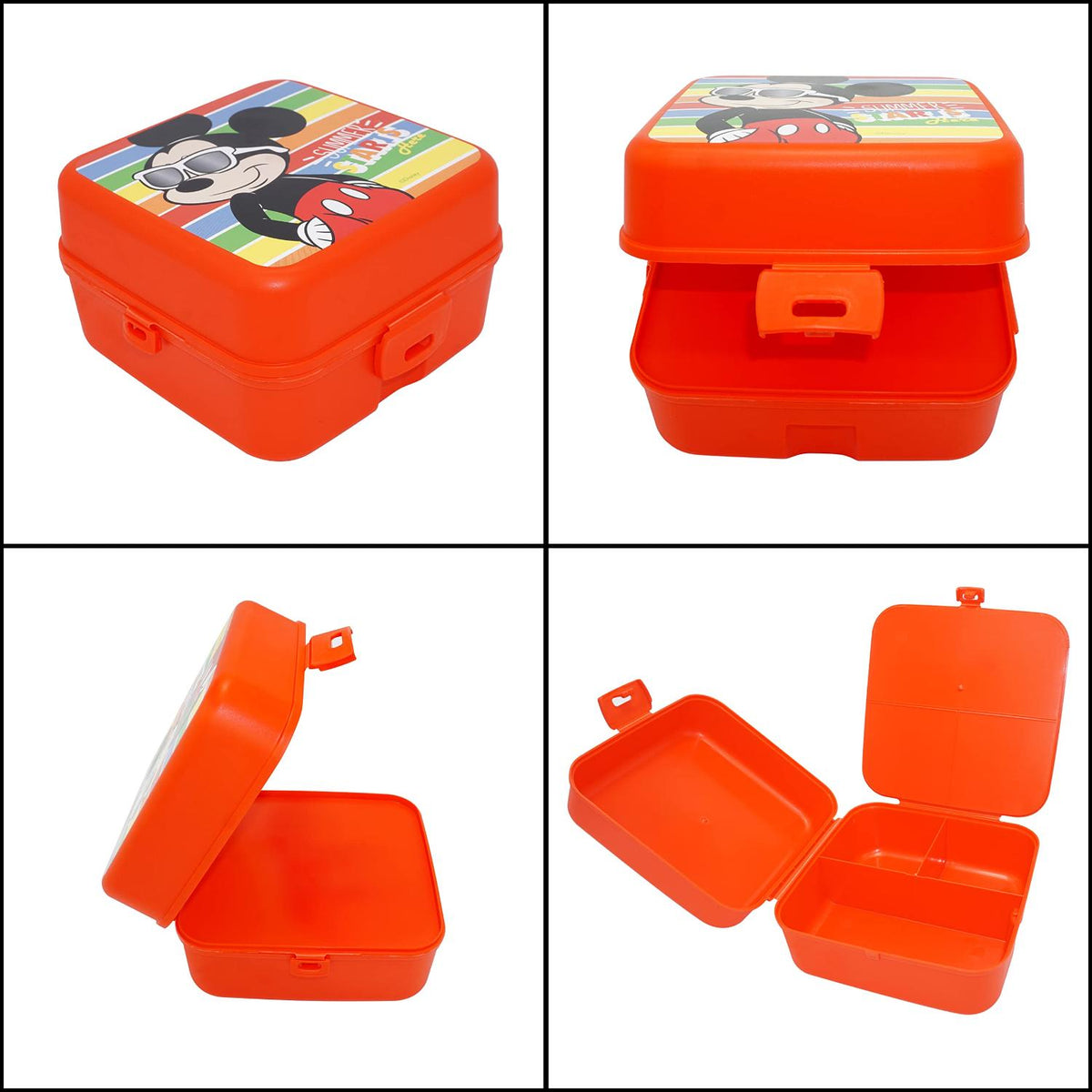 Square Lunch Box 3 Compartments - Mickey Mouse 13cm – view 7