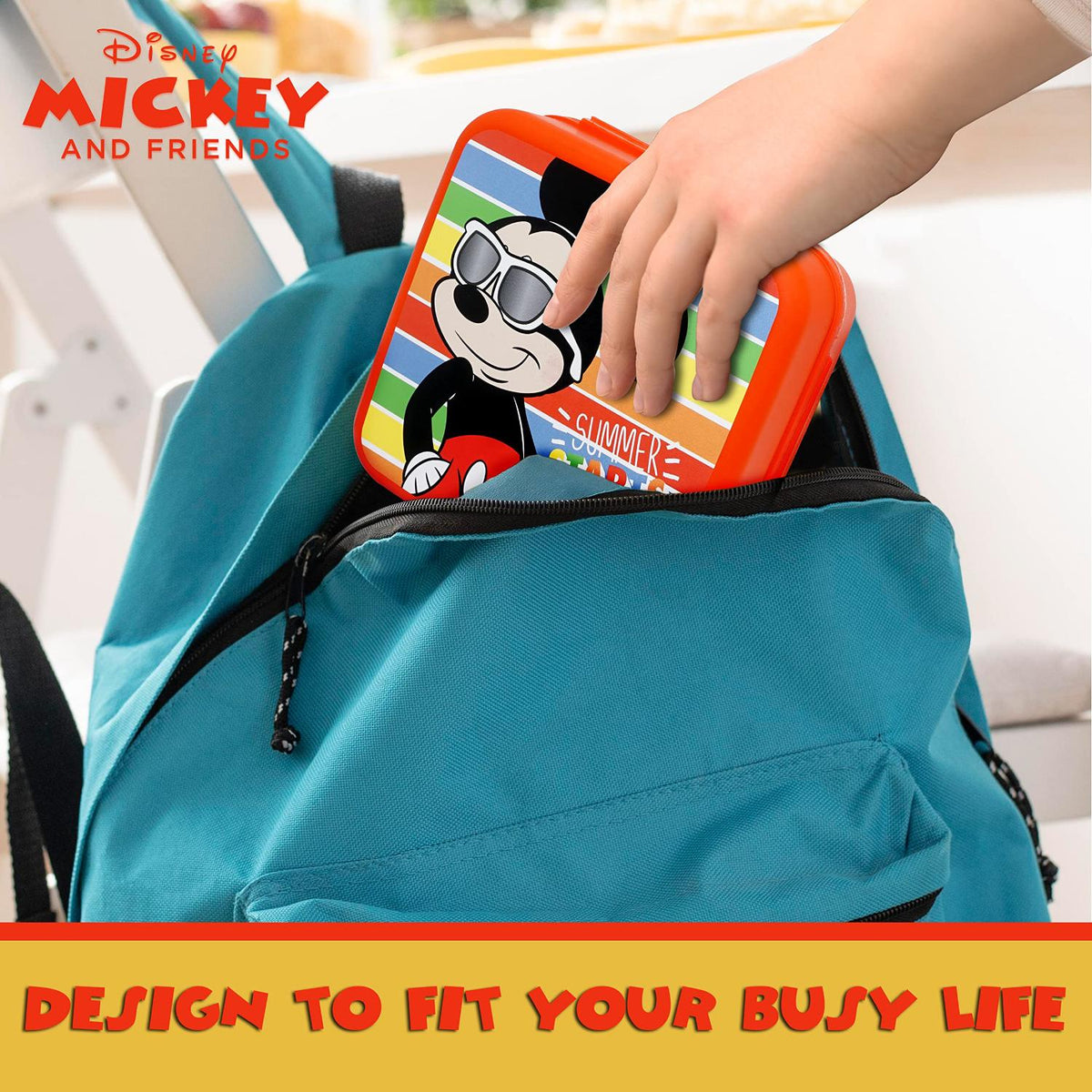 Square Lunch Box 3 Compartments - Mickey Mouse 13cm – view 8