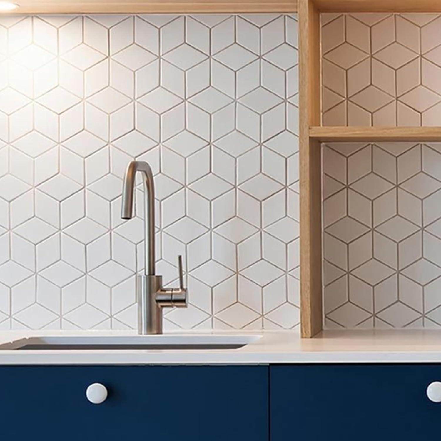 Self-Adhesive Mosaic Wall Tiles Waterproof Peel & Stick Panels