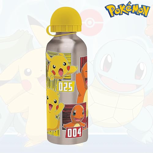 500ml Aluminium Water Bottle-Pokemon Black