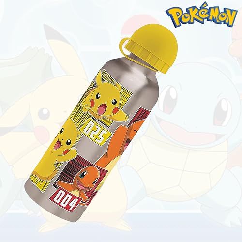 500ml Aluminium Water Bottle-Pokemon Black