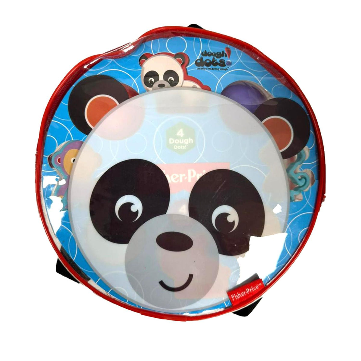 Kids Dough Dots Backpack Creative Playset 9 Piece Set - Panda – view 9