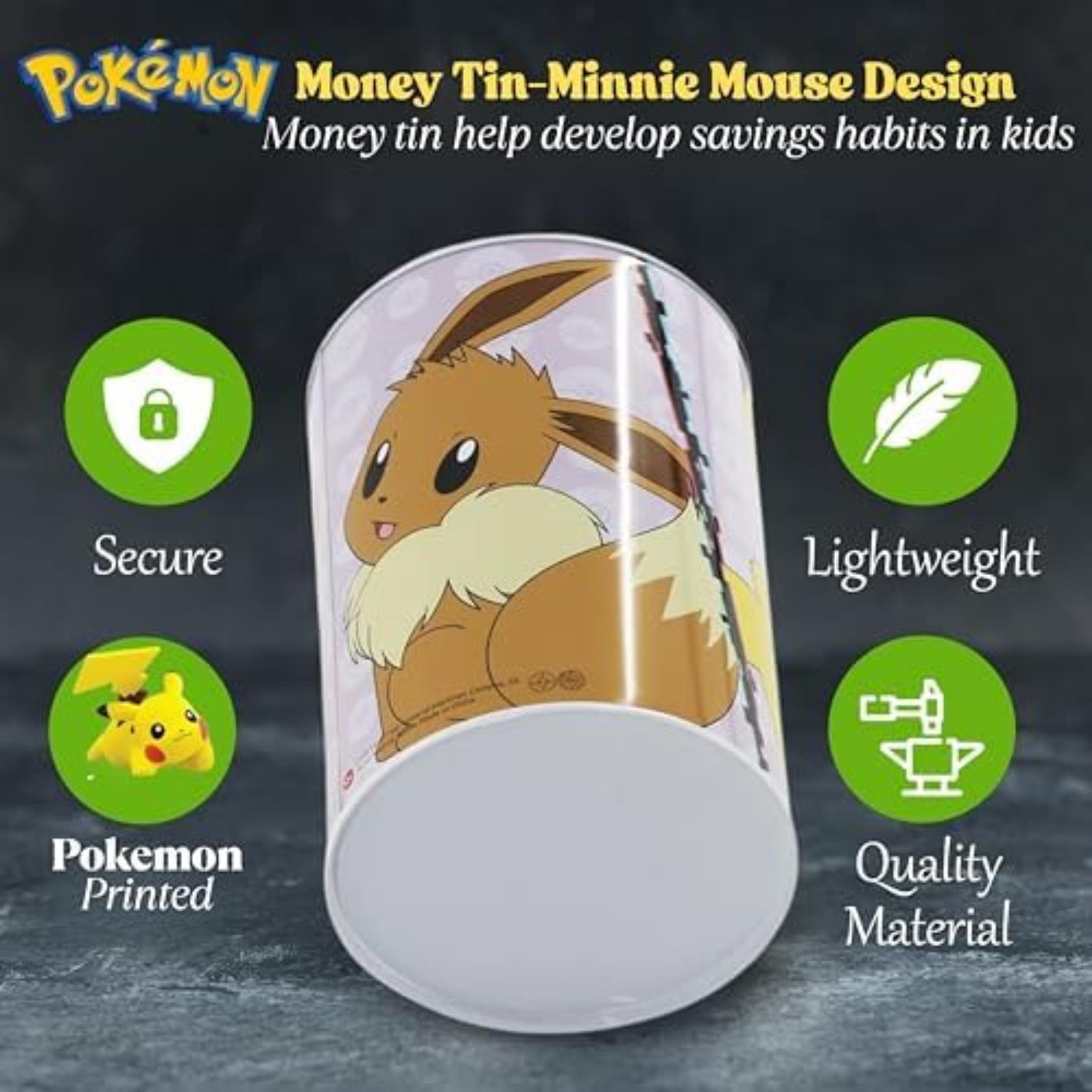 Assorted Character Metallic Money Box for Kids – Coin Savings Bank